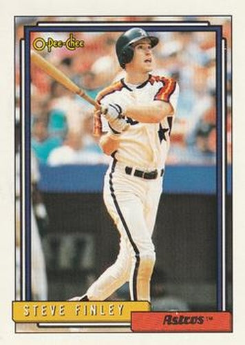 #86 Steve Finley - Houston Astros - 1992 O-Pee-Chee Baseball