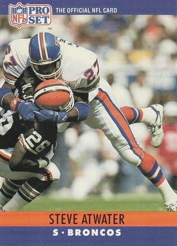 #86 Steve Atwater - Denver Broncos - 1990 Pro Set Football