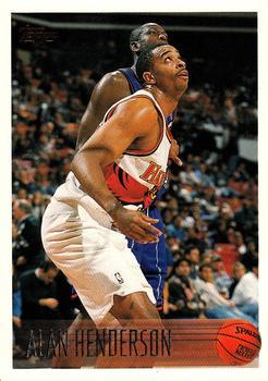 #86 Alan Henderson - Atlanta Hawks - 1996-97 Topps Basketball