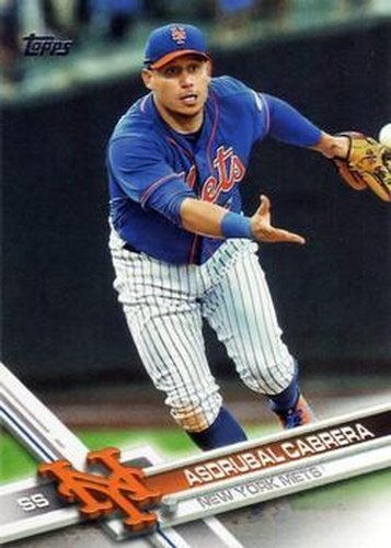 #86 Asdrubal Cabrera - New York Mets - 2017 Topps Baseball