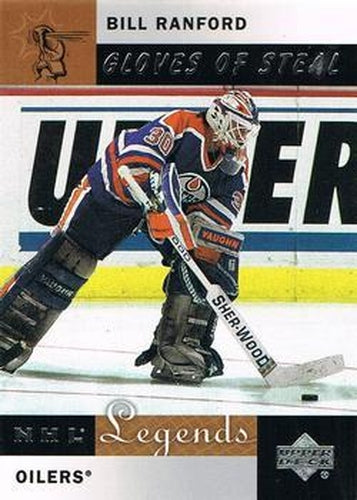 #86 Bill Ranford - Edmonton Oilers - 2001-02 Upper Deck Legends Hockey