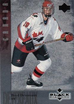 #86 Boyd Devereaux - Canada - 1996-97 Upper Deck Black Diamond Hockey