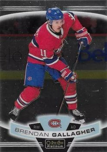 #86 Brendan Gallagher - Montreal Canadiens - 2019-20 O-Pee-Chee Platinum Hockey