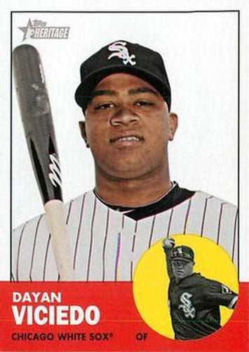 #86 Dayan Viciedo - Chicago White Sox - 2012 Topps Heritage Baseball