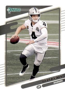 #86 Derek Carr - Las Vegas Raiders - 2021 Donruss Football