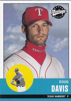 #86 Doug Davis - Texas Rangers - 2001 Upper Deck Vintage Baseball