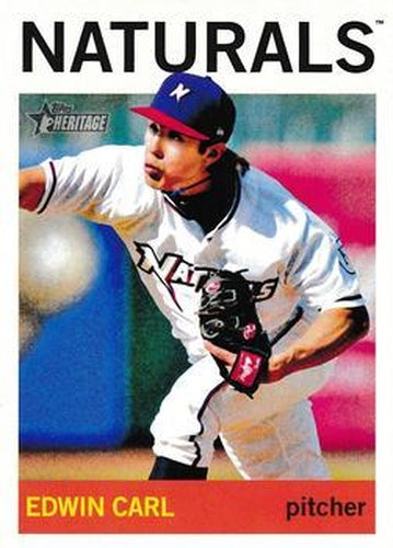 #86 Edwin Carl - Northwest Arkansas Naturals - 2013 Topps Heritage Minor League Baseball