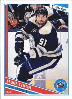 #86 Fedor Tyutin - Columbus Blue Jackets - 2013-14 O-Pee-Chee Hockey
