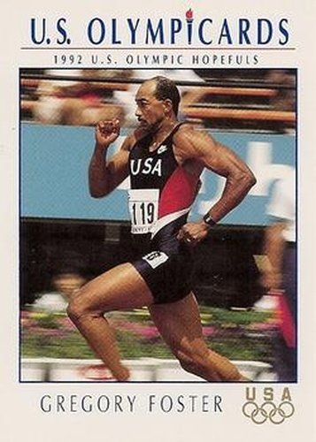 #86 Gregory Foster - USA - 1992 Impel U.S. Olympic Hopefuls