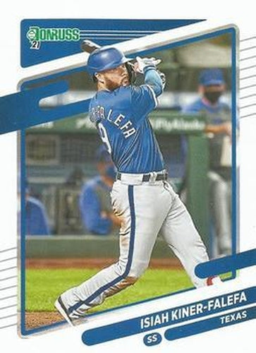 #86 Isiah Kiner-Falefa - Texas Rangers - 2021 Donruss Baseball