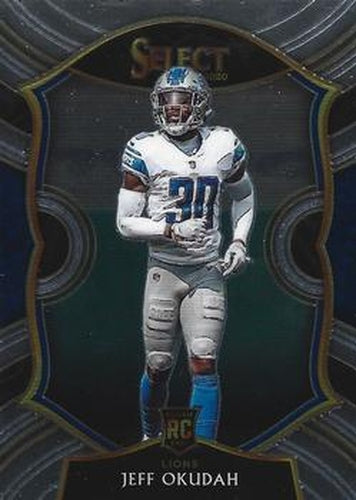 #86 Jeff Okudah - Detroit Lions - 2020 Panini Select Football