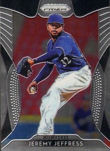 #86 Jeremy Jeffress - Milwaukee Brewers - 2019 Panini Prizm Baseball