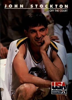 #86 John Stockton - USA - 1992 SkyBox USA Basketball