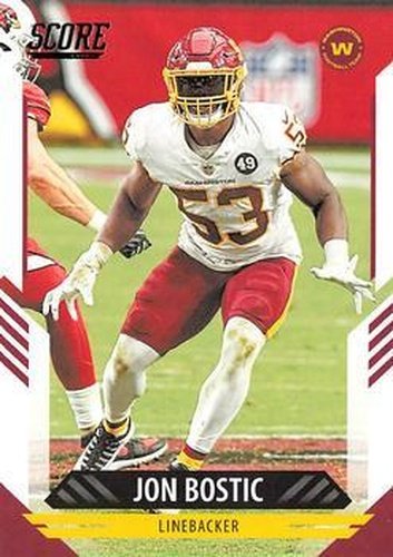 #86 Jon Bostic - Washington Football Team - 2021 Score Football