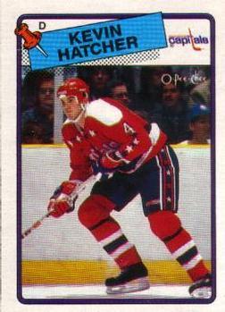 #86 Kevin Hatcher - Washington Capitals - 1988-89 O-Pee-Chee Hockey