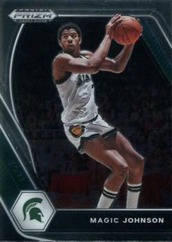 #86 Magic Johnson - Michigan State Spartans - 2021 Panini Prizm Collegiate Draft Picks Basketball