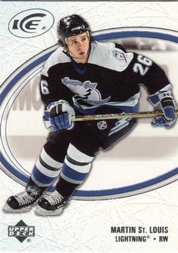 #86 Martin St. Louis - Tampa Bay Lightning - 2005-06 Upper Deck Ice Hockey