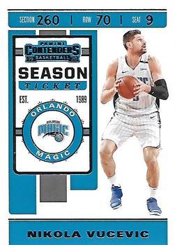 #86 Nikola Vucevic - Orlando Magic - 2019-20 Panini Contenders Basketball