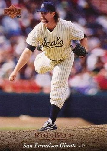 #86 Rod Beck - San Francisco Giants - 1995 Upper Deck Baseball