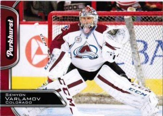 #86 Semyon Varlamov - Colorado Avalanche - 2016-17 Parkhurst - Red Hockey