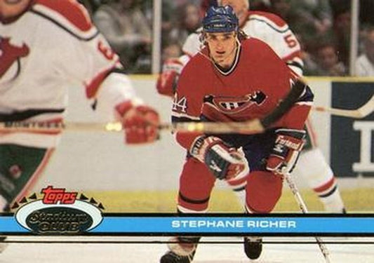 #86 Stephane Richer - Montreal Canadiens - 1991-92 Stadium Club Hockey