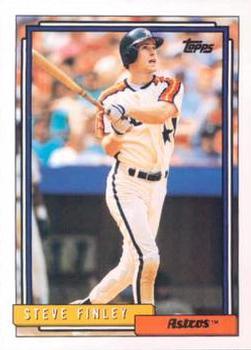 #86 Steve Finley - Houston Astros - 1992 Topps Baseball