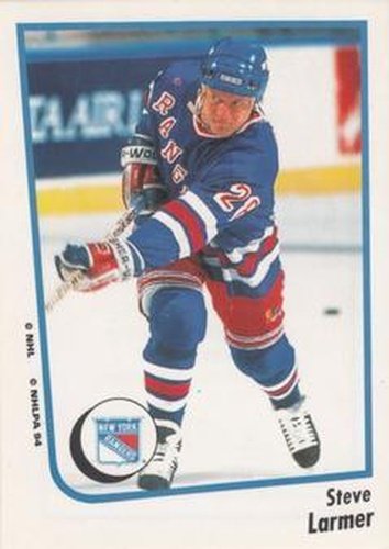#86 Steve Larmer - New York Rangers - 1994-95 Panini Hockey Stickers