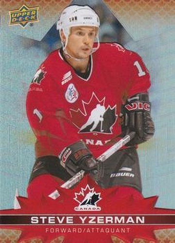 #86 Steve Yzerman - Canada - 2021-22 Upper Deck Tim Hortons Team Canada Hockey