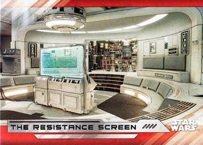 #86 The Resistance Screen - 2017 Topps Star Wars The Last Jedi