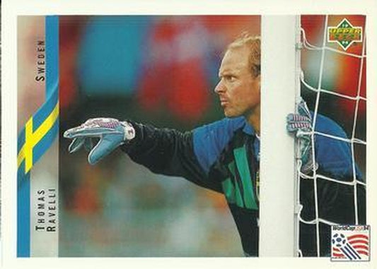 #86 Thomas Ravelli - Sweden - 1994 Upper Deck World Cup Contenders English/Spanish Soccer