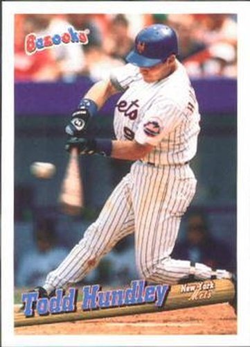 #86 Todd Hundley - New York Mets - 1996 Bazooka Baseball