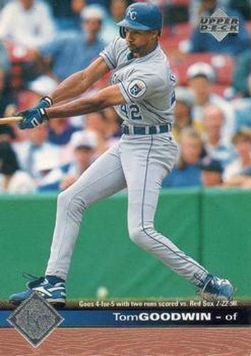 #86 Tom Goodwin - Kansas City Royals - 1997 Upper Deck Baseball