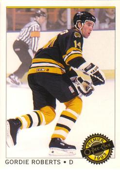 #86 Gordie Roberts - Boston Bruins - 1992-93 O-Pee-Chee Premier Hockey