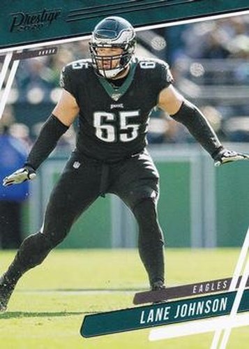 #86 Lane Johnson - Philadelphia Eagles - 2020 Panini Prestige Football