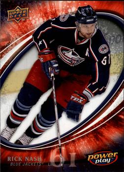 #86 Rick Nash - Columbus Blue Jackets - 2008-09 Upper Deck Power Play Box Set Hockey