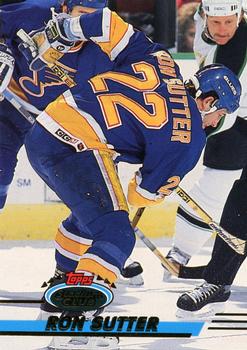 #86 Ron Sutter - St. Louis Blues - 1993-94 Stadium Club Hockey