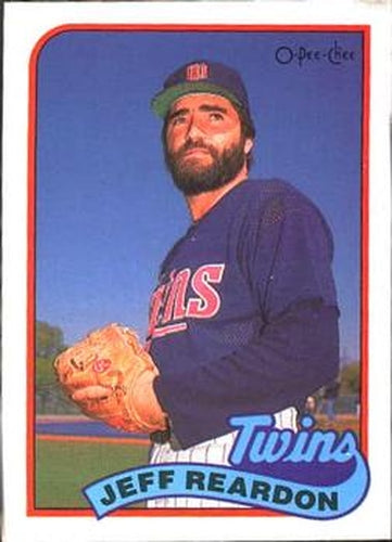 #86 Jeff Reardon - Minnesota Twins - 1989 O-Pee-Chee Baseball
