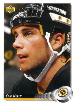 #86 Cam Neely - Boston Bruins - 1992-93 Upper Deck Hockey