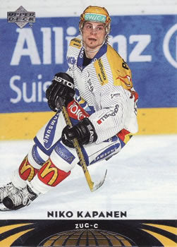 #86 Niko Kapanen - Zug - 2004-05 UD All-World Edition Hockey