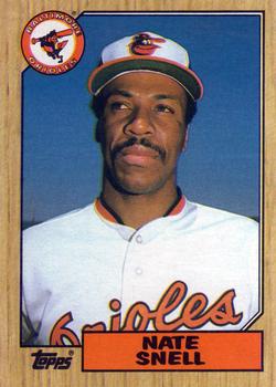 #86 Nate Snell - Baltimore Orioles - 1987 Topps Baseball
