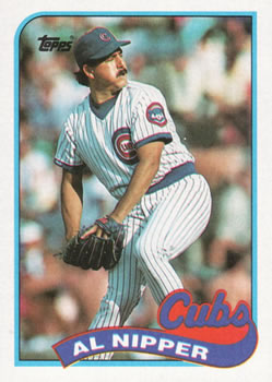 #86 Al Nipper - Chicago Cubs - 1989 Topps Baseball