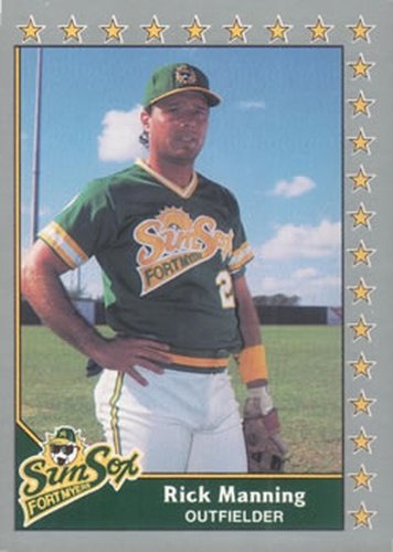 #86 Rick Manning - Fort Myers Sun Sox - 1990 Pacific Senior League Baseball