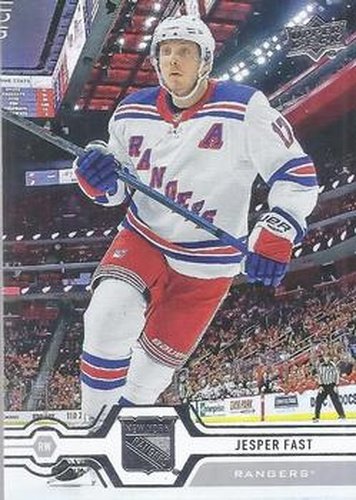 #86 Jesper Fast - New York Rangers - 2019-20 Upper Deck Hockey