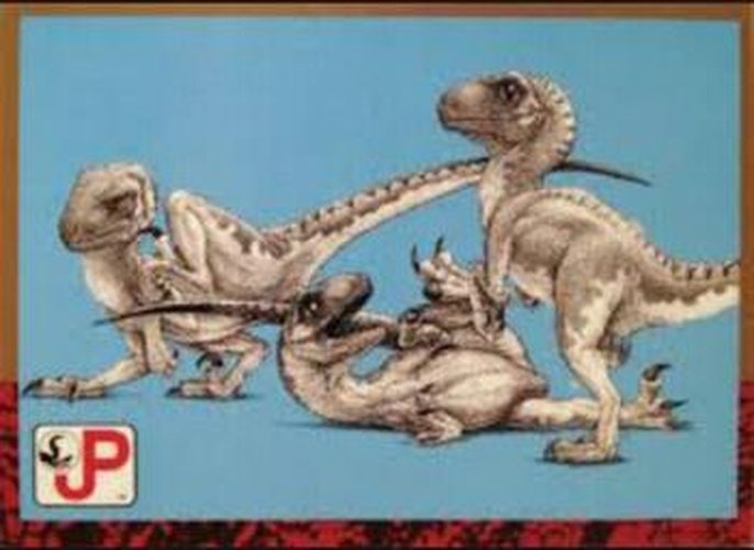 #86 Raptor Babies - 1993 Topps Jurassic Park