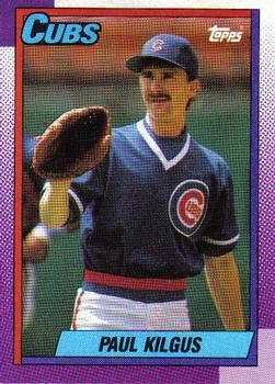 #86 Paul Kilgus - Chicago Cubs - 1990 Topps Baseball