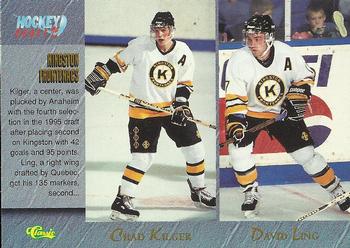 #86 Chad Kilger / David Ling / Tyler Moss / Gord Walsh - Kingston Frontenacs - 1995 Classic Hockey