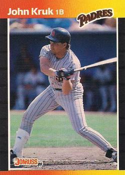 #86 John Kruk - San Diego Padres - 1989 Donruss Baseball