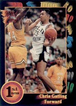 #86 Chris Gatling - Old Dominion Monarchs - 1991-92 Wild Card Basketball