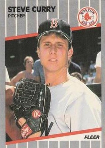 #86 Steve Curry - Boston Red Sox - 1989 Fleer Baseball