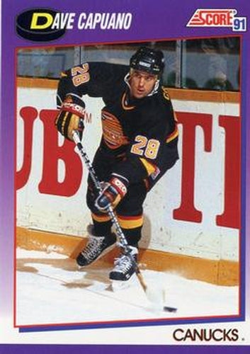 #86 Dave Capuano - Vancouver Canucks - 1991-92 Score American Hockey
